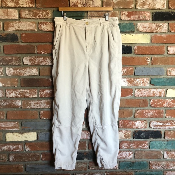 Everlane Pants - Everlane The Tencel Relaxed Barrel Leg Chino Trousers